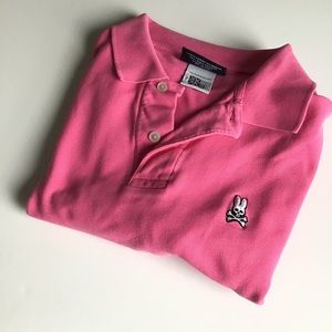 Pink Psycho Bunny polo